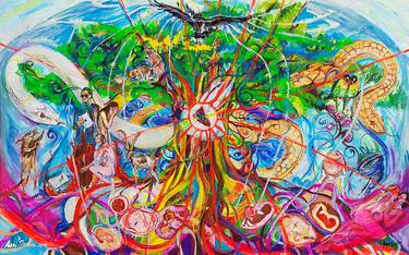 Original Abstract Tree Paintings by Inga Pernes