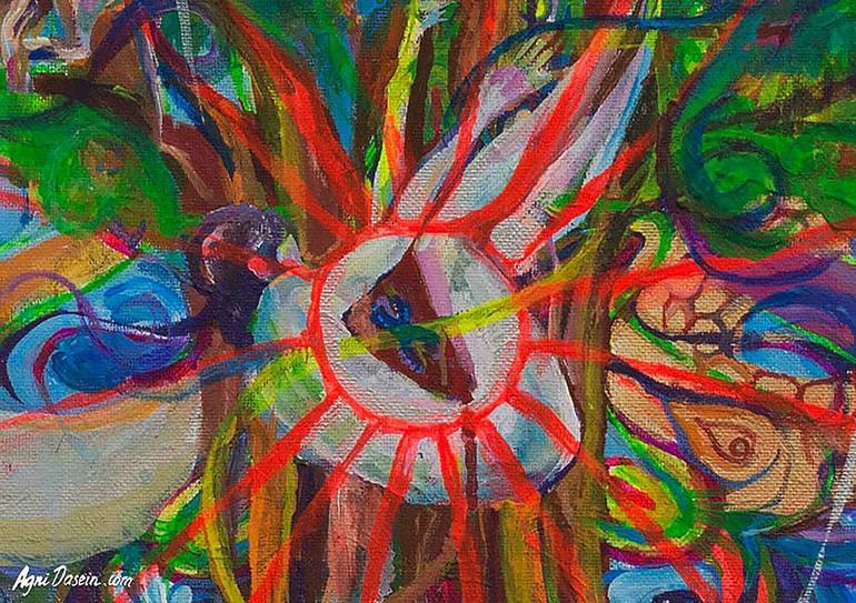 Original Tree Painting by Inga Pernes