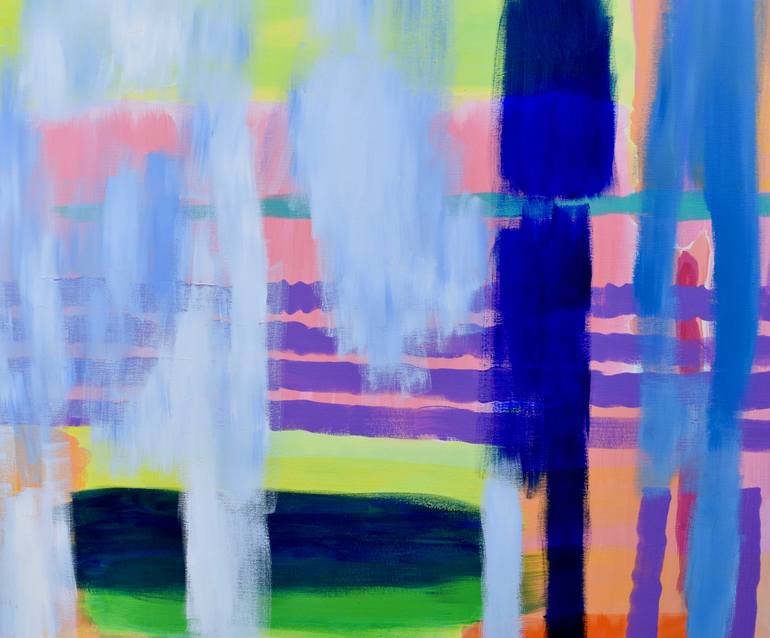 Original Documentary Abstract Painting by Oly Diaz