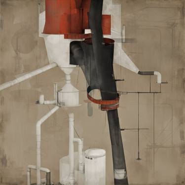Original Contemporary Abstract Mixed Media by John Mcconnico
