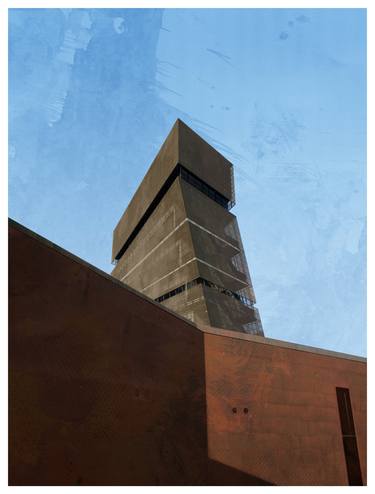 Print of Abstract Architecture Paintings by John McConnico