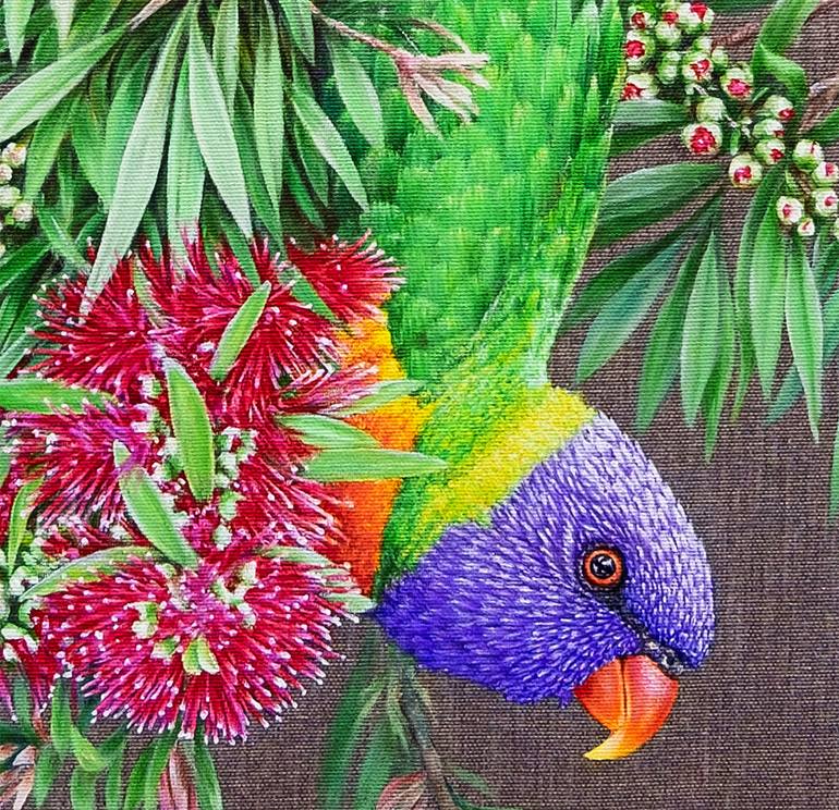 Original Figurative Animal Painting by Anastasia Woron 