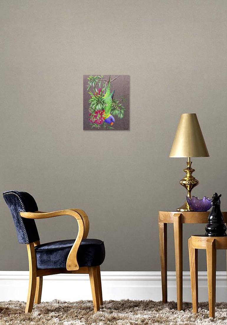Original Figurative Animal Painting by Anastasia Woron 