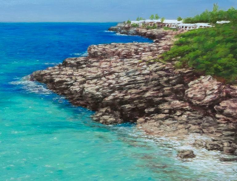 Original Realism Seascape Painting by Anastasia Woron 