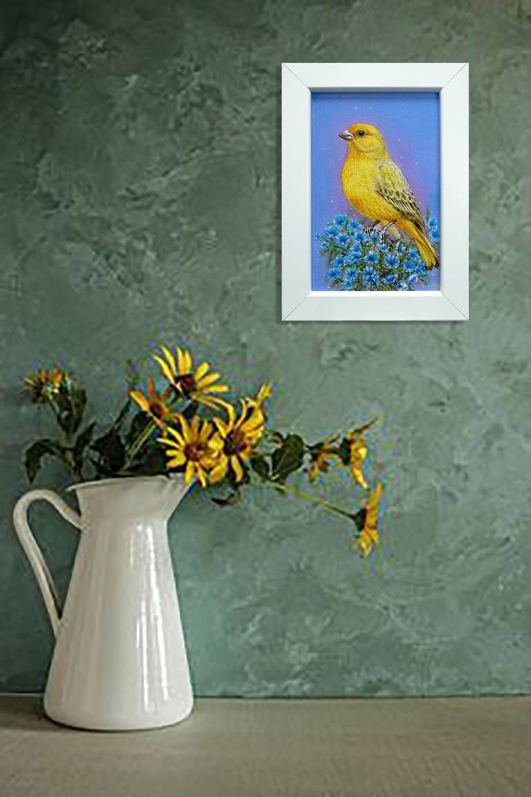 Original Realism Animal Painting by Anastasia Woron 
