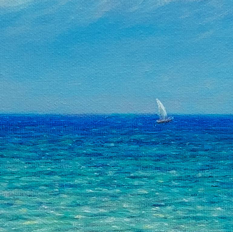 Original Realism Seascape Painting by Anastasia Woron 