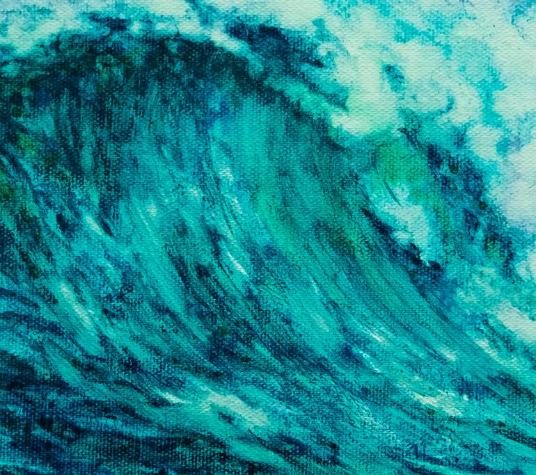 Original Realism Seascape Painting by Anastasia Woron 