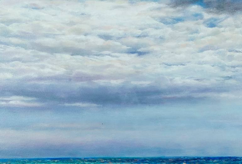 Original Impressionism Seascape Painting by Anastasia Woron 