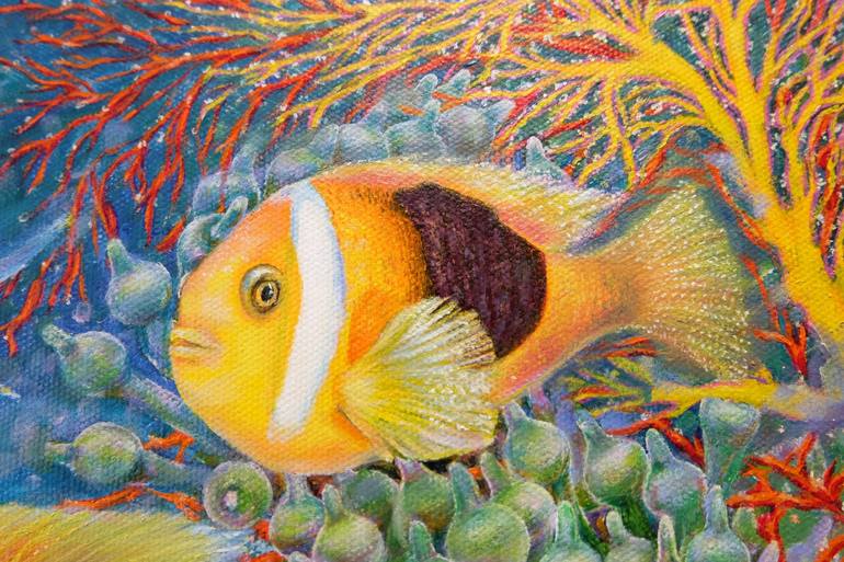 Original Fish Painting by Anastasia Woron 