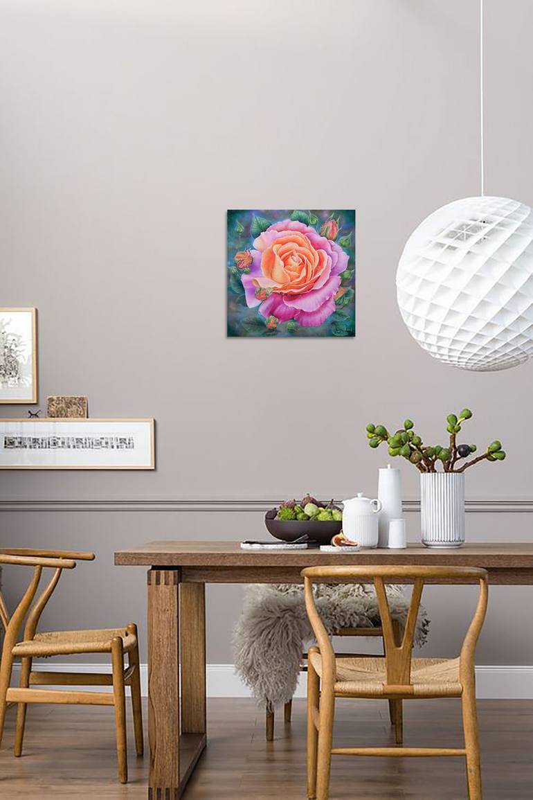 Original Floral Painting by Anastasia Woron 