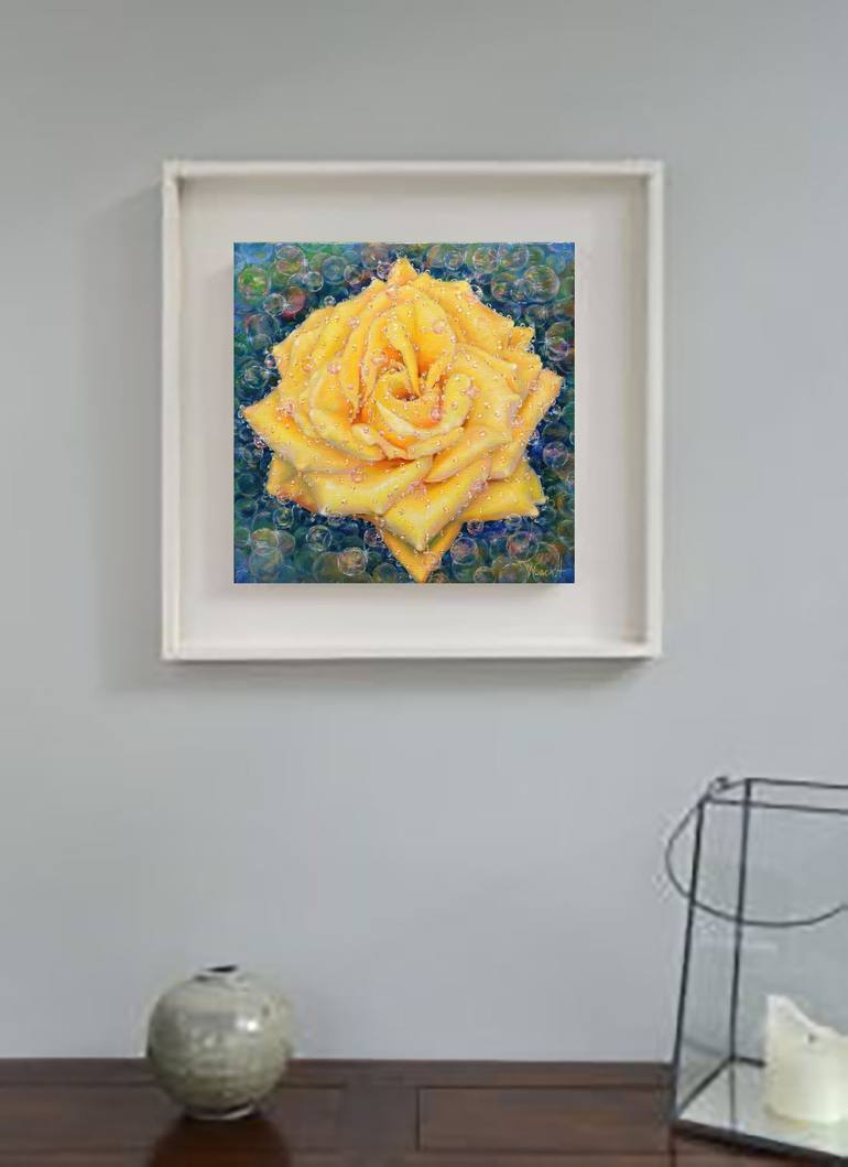 Original Fine Art Floral Painting by Anastasia Woron 