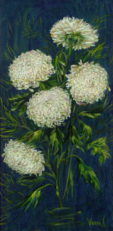 Original Fine Art Floral Paintings by Anastasia Woron