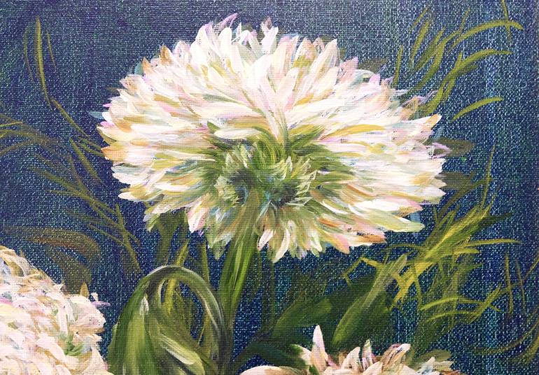 Original Fine Art Floral Painting by Anastasia Woron 