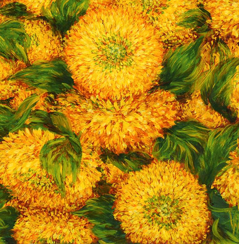Original Figurative Floral Painting by Anastasia Woron 