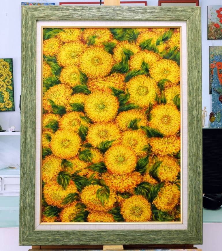 Original Figurative Floral Painting by Anastasia Woron 
