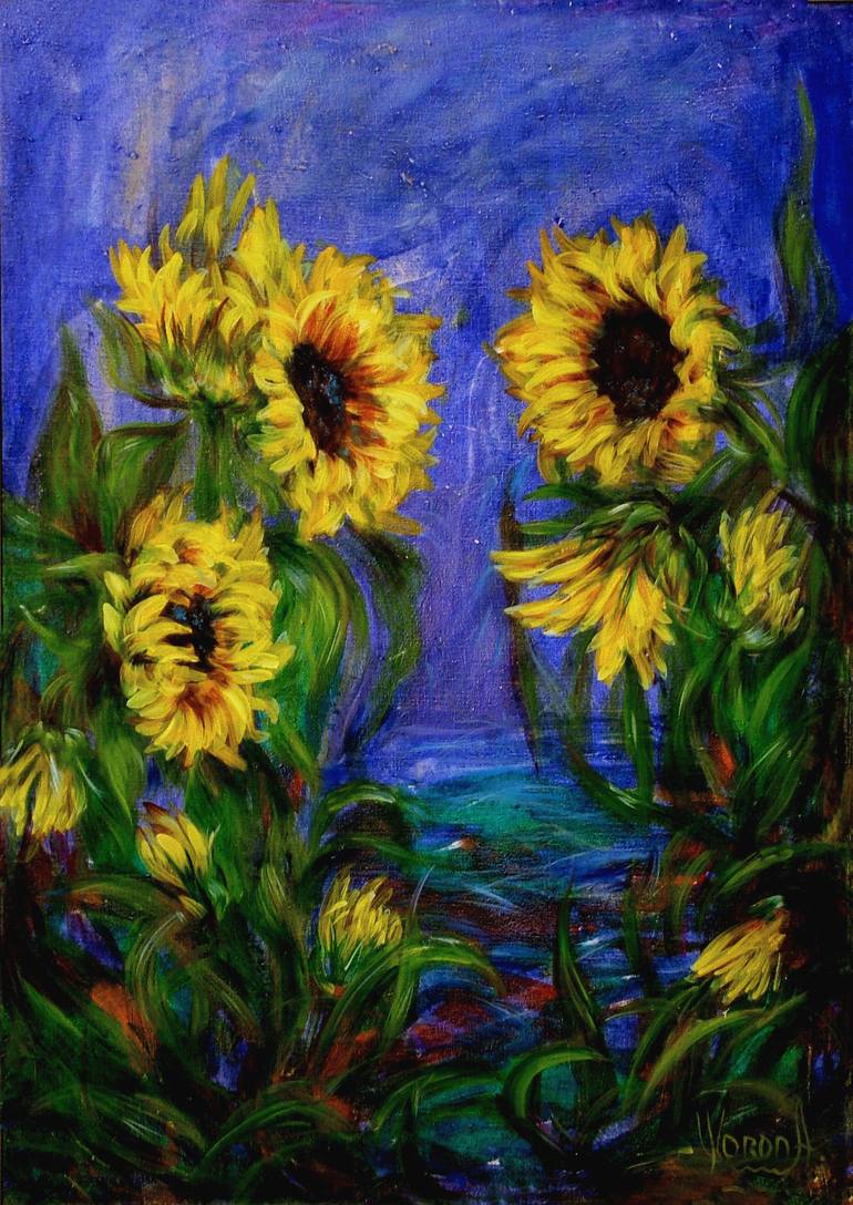 sunflower paint night