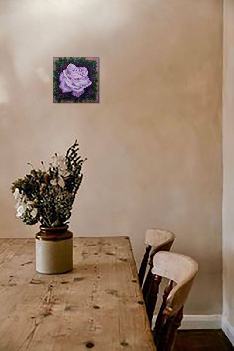 Original Figurative Floral Painting by Anastasia Woron 