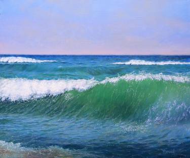 Print of Realism Seascape Paintings by Anastasia Woron