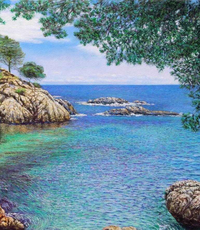 Original Other Seascape Painting by Anastasia Woron 