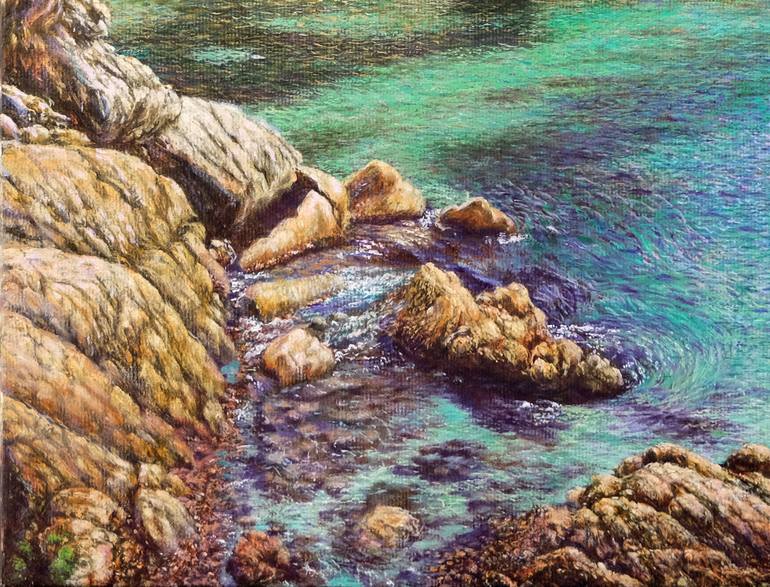 Original Other Seascape Painting by Anastasia Woron 