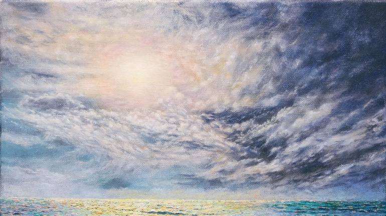 Original Fine Art Seascape Painting by Anastasia Woron 