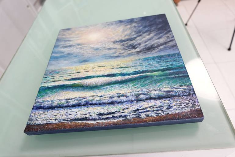 Original Seascape Painting by Anastasia Woron 