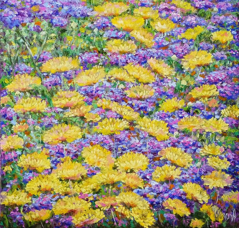 Original Fine Art Landscape Painting by Anastasia Woron 