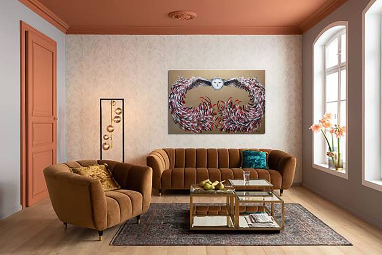 Original Expressionism Animal Painting by Anastasia Woron 