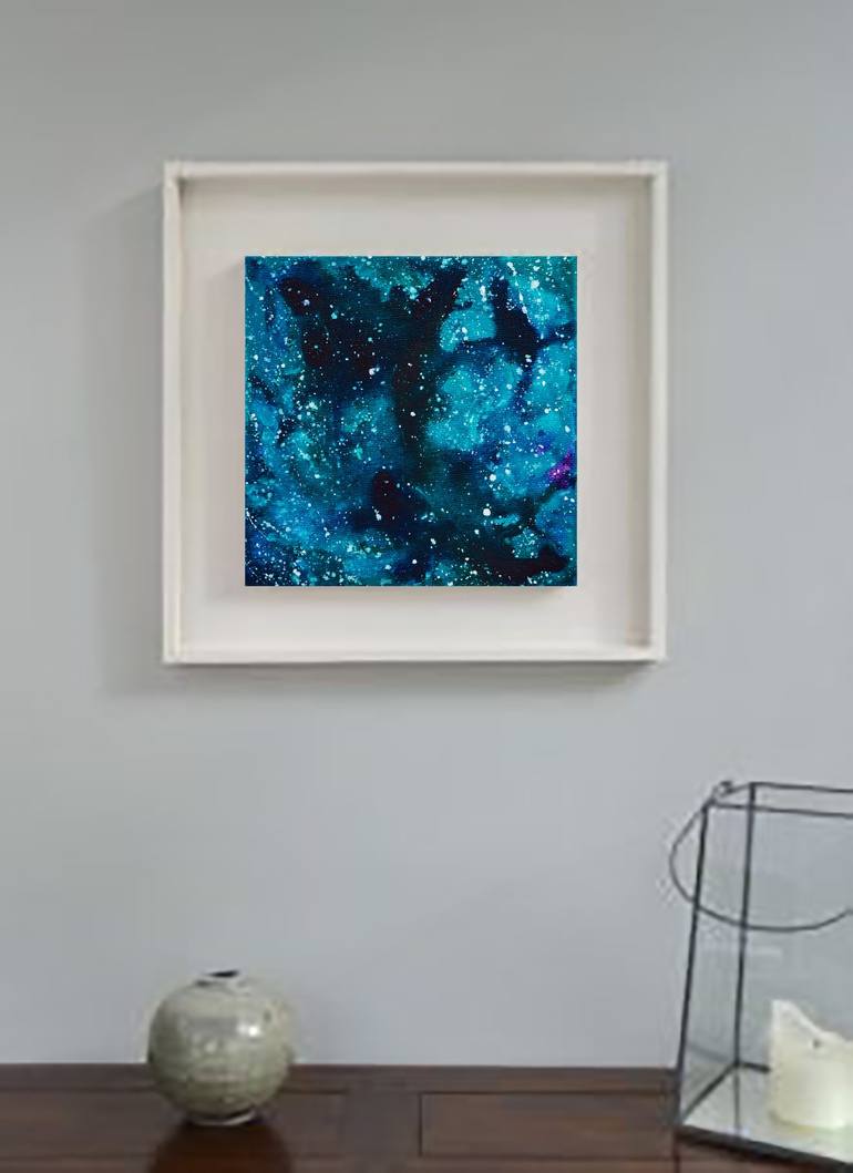 Original Abstract Expressionism Abstract Painting by Anastasia Woron 