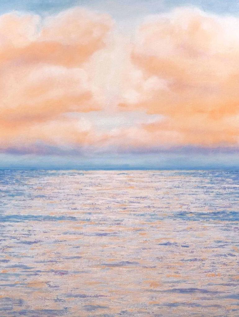 Original Fine Art Seascape Painting by Anastasia Woron 