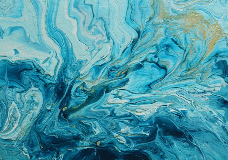 Original Abstract Expressionism Abstract Painting by Elizaveta Tarasova