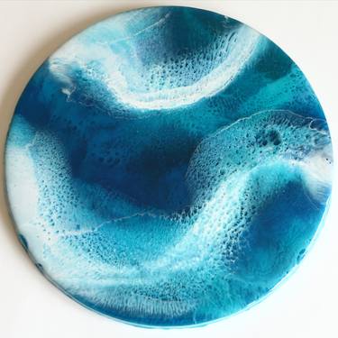 sea ​​depth/ surf realism gloss wild wave blue water resin thumb