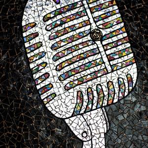 "Shure Super 55 Deluxe" — Recycled Paper Mosaic, Limited Edition