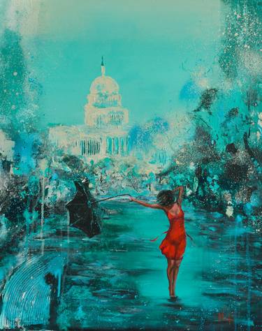 Original Impressionism Cities Paintings by Luba Martlet