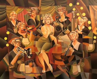 Print of Cubism Celebrity Paintings by Apollonas Soben