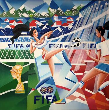 Original Sport Paintings by Apollonas Soben