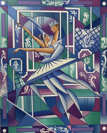 Original Cubism World Culture Paintings by Apollonas Soben