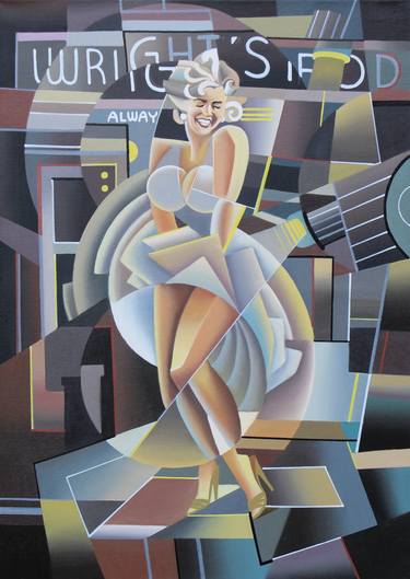 Original Art Deco Pop Culture/Celebrity Paintings by Apollonas Soben
