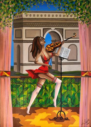 Print of Music Paintings by Apollonas Soben