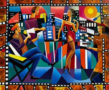 Print of Abstract Cinema Paintings by Apollonas Soben