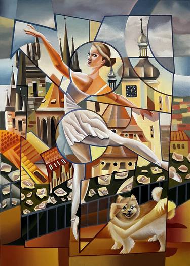 Alive cubism «The elegance of Prague» №00263 thumb