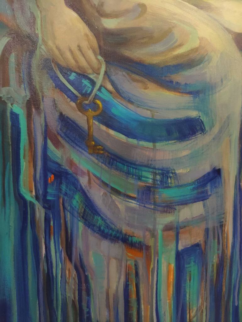 Original Contemporary Religious Painting by Nani Potskhverashvili
