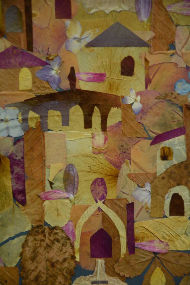 Original Conceptual Architecture Collage by Nani Potskhverashvili