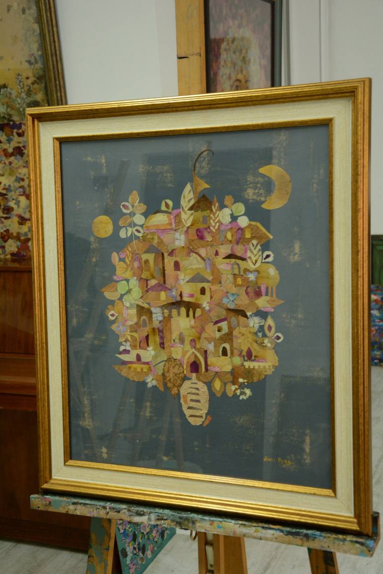 Original Conceptual Architecture Collage by Nani Potskhverashvili