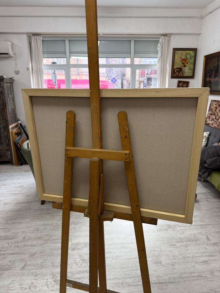 Original Contemporary Outer Space Painting by Nani Potskhverashvili