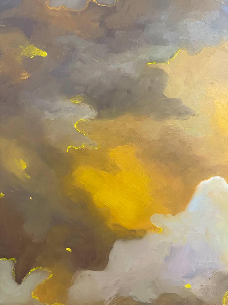 Original Contemporary Light Painting by Nani Potskhverashvili