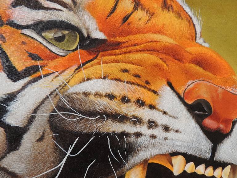 Original Modernism Animal Painting by Kakajan Charyyev