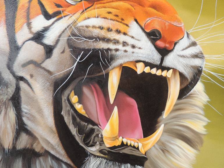 Original Modernism Animal Painting by Kakajan Charyyev