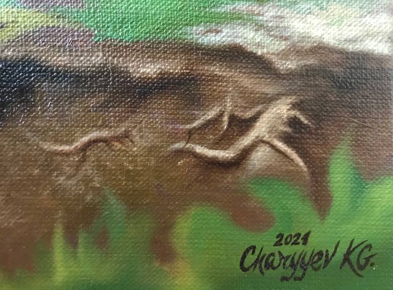 Original Photorealism Animal Painting by Kakajan Charyyev