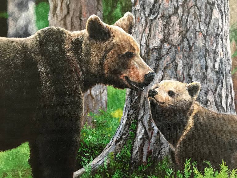 Original Photorealism Animal Painting by Kakajan Charyyev